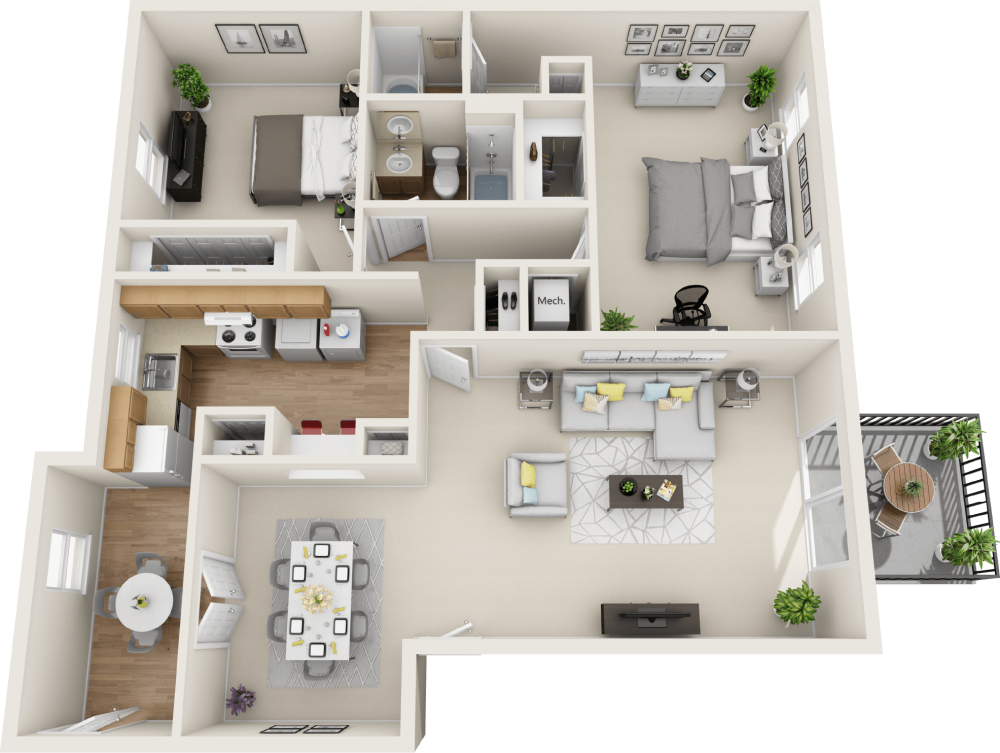 Floor Plans | Roswell Apartments | Grace Apartment Homes