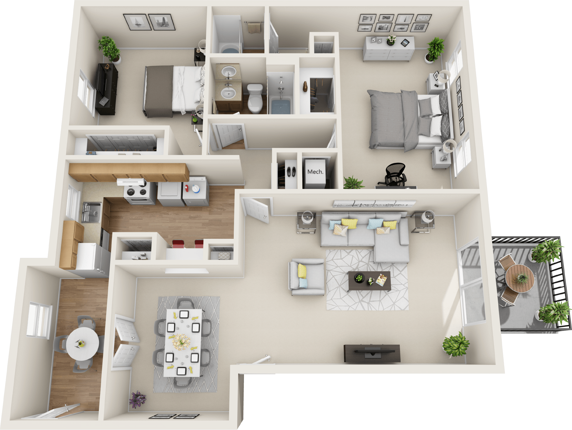 Floor Plans | Roswell Apartments | Grace Apartment Homes 